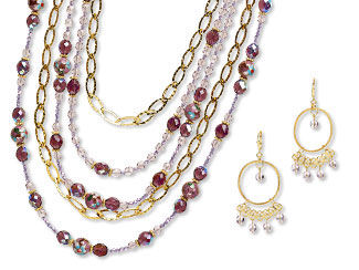 Multi-Strand Necklace and Earring Set
