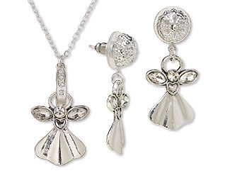 Single-Strand Necklace and Earring Set