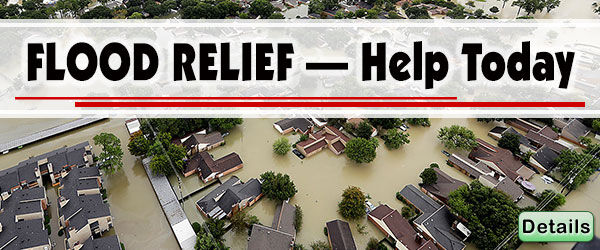 Flash floods are wreaking havoc in Texas. Please join us in helping with monetary donations.