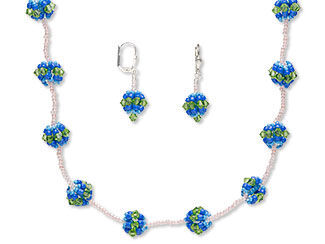 Single-Strand Necklace and Earring Set