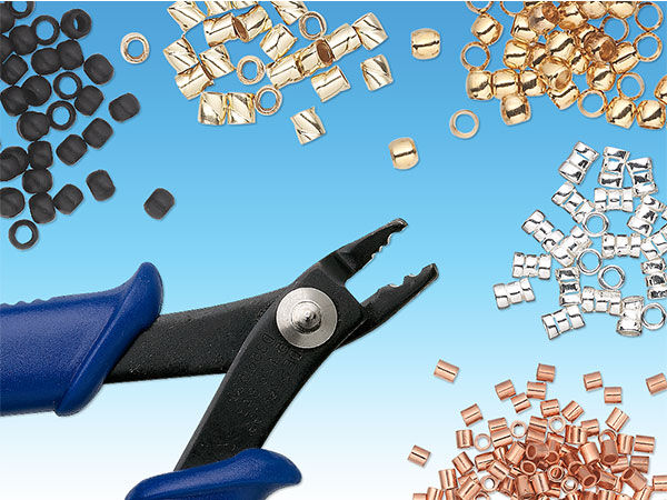 Crimping pliers with assorted crimps