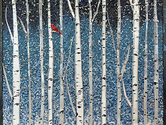 “Enchanted Winter” Inspirational Bead Mosaic