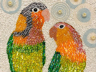 "Mia and David" Inspirational Bead Mosaic