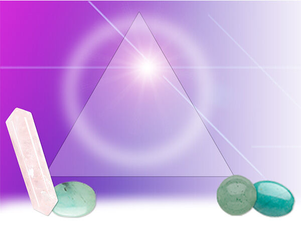 Crystals around a triangle