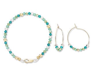 Bracelet and Earrings