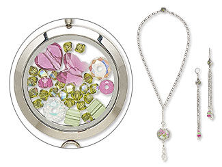 Single-Strand Necklace and Earring Set
