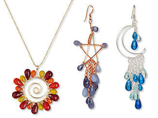 Single-Strand Necklace and Earring Set