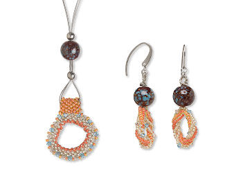 Single-Strand Necklace and Earring Set