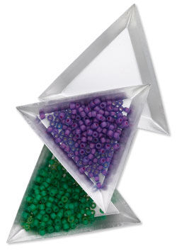 Sorting trays with beads