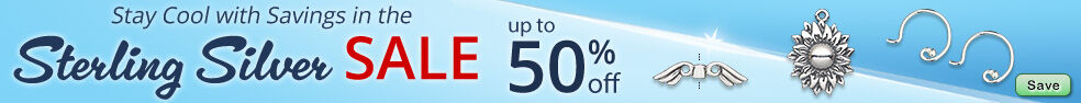 Save on our Sterling Silver Sale with discounts up to 50% off.