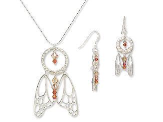 Single-Strand Necklace and Earring Set