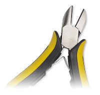 OHM diagonal flush-cutter pliers
