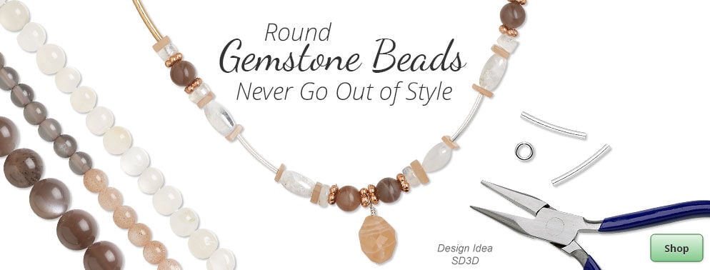 Shop Round Gemstone Beads