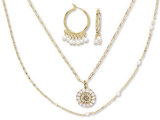 Two-Piece Necklace and Earring Set