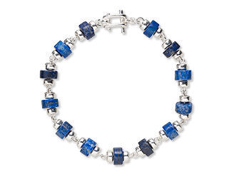Bracelet with Lapis Lazuli Beads