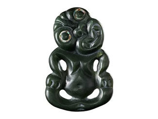 Hei Tiki gemstone component