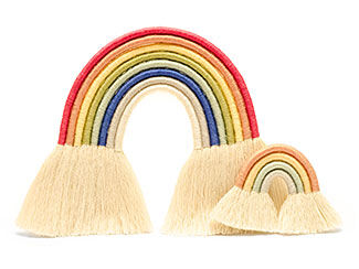 macrame rainbow