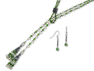 Lariat-Style Necklace and Earring Set