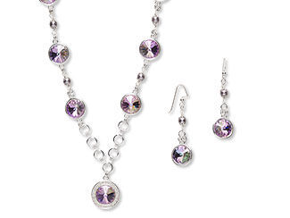 Single-Strand Necklace and Earring Set