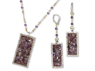 Single-Strand Necklace and Earring Set