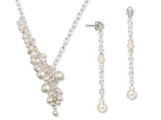 Single-Strand Necklace and Earring Set