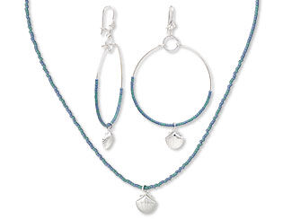 Single-Strand Necklace and Earring Set