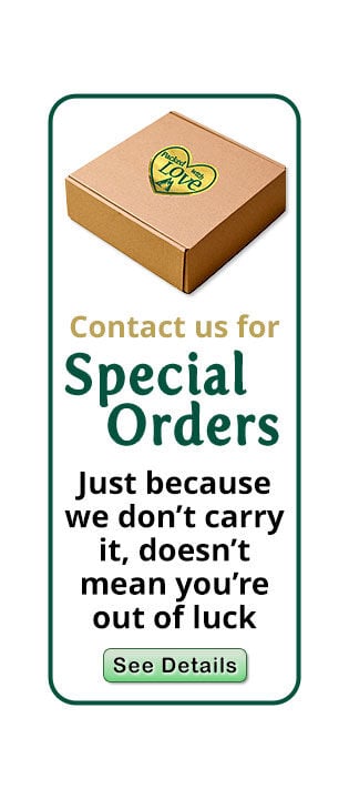 Special Orders. Click for more Details.
