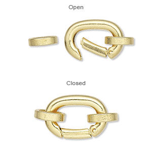 Open and closed hinged clip