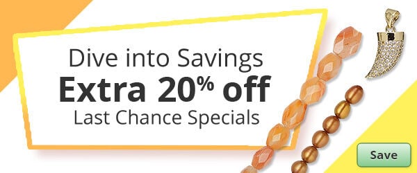 Save on our Extra 20% Off Select Last Chance Specials.