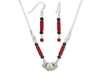 Single-Strand Necklace and Earring Set