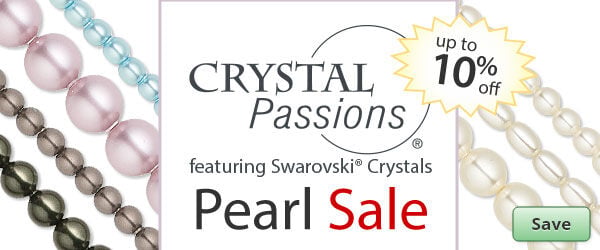 Save on our Crystal Passions&reg; featuring Swarovski&reg; Crystals Pearl Sale with discounts up to 10% off.