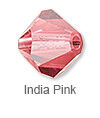 India Pink Crystal Bead