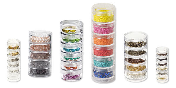 Bottle and vial bead storage