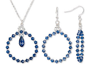 Single-Strand Necklace and Earring Set