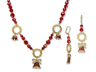 Single-Strand Necklace and Earring Set