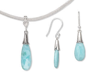 Single-Strand Necklace and Earring Set