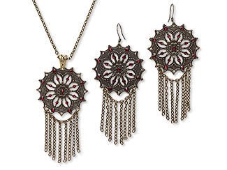 Single-Strand Necklace and Earring Set