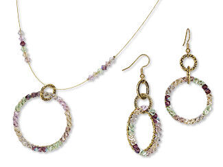 Single-Strand Necklace and Earring Set