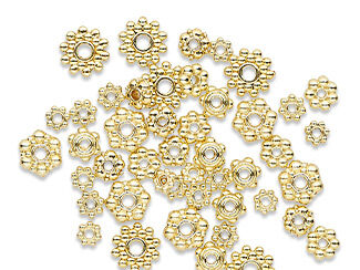 Gold-Finished Rondelles