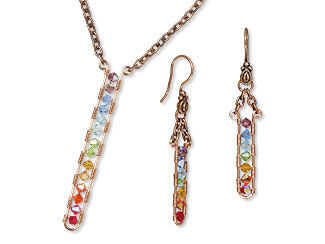 Single-Strand Necklace and Earring Set