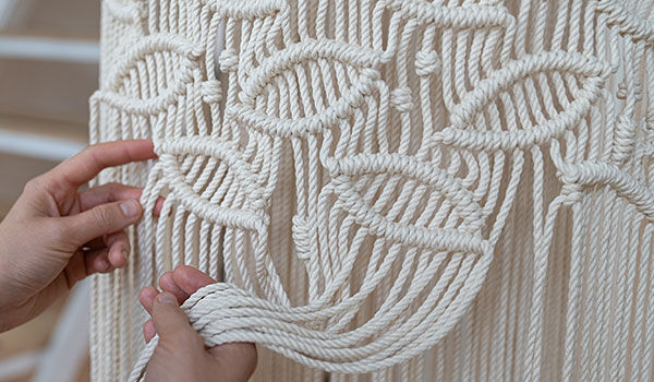 Macrame Leaf Wall Hanging