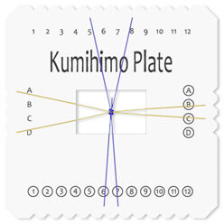 Top-down view of plate