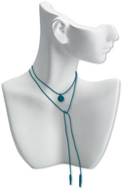 Bust with a wrapped necklace