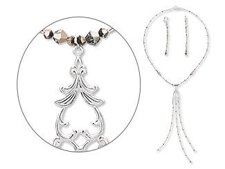 Single-Strand Necklace and Earring Set