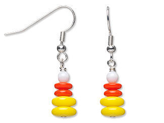 Candy Corn Earrings