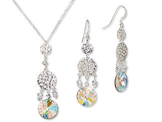 Single-Strand Necklace and Earring Set