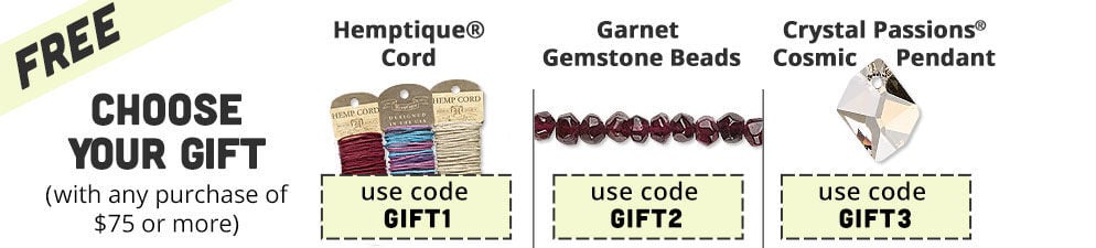 Choose Your FREE Gift with your order of $75 or more. Click for more Details.