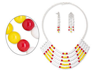 Bib-Style Necklace and Earring Set