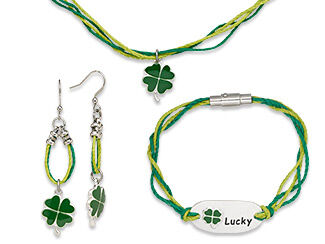 Multi-Strand Necklace, Bracelet and Earring Set
