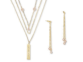 Two-Piece Necklace and Earring Set